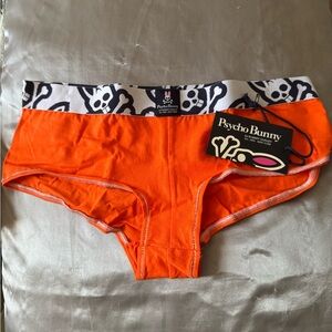 Psycho Bunny wider band Orange panty - NWT - Size S